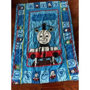Vintage 2001 Thomas The Train Twin Comforter Bed Set - Pillowcase Fitted & Flat